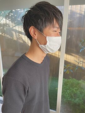 トップヘアー ミカワアンジョウ 安城(TOPHAIR MIKAWA ANJO) 王道爽やかショートマッシュ/ニュアンスカラー/アッシュブラック