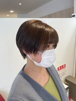 アズールサン 草加西口店(azule-sun)&nbsp;マッシュショート ブリーチなし ベージュ◎