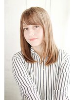 シュシュット(chouchoute)&nbsp;吉祥寺3分/透明感セクションカラー外ハネボブペールベージュ/055