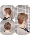 IROJIKAKE 「MOON（ムーン）」ヌーディベージュ×ショートヘアー