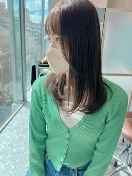 ジーナ 千葉(Zina) 大人かわいい20代30代40代小顔ショコラベージュ１Zina船橋