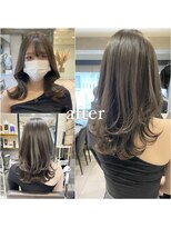 トルネード(TORNADO) 韓国風ヘア 外国人風ヘア くびれヘア オリーブブラウンM1125