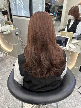 ロンド マーレ 天神大名店(Lond mare) イメチェン/チェリーブラウン/フェミニン/ダークアッシュ/束感