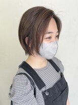 ヒビヲ(HIBIO) 大人ショートボブくびれショートくびれヘアツヤカラーオージュア
