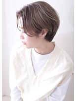 リメル 奥沢自由が丘店(Remel) 大人可愛い20・30・40代センターパートハンサムショート