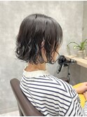 【RENA】ニュアンスパーマ_ボブパーマ_コテ巻き風パーマ
