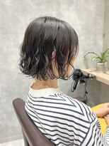 トマト(TOMTO) 【RENA】ニュアンスパーマ_ボブパーマ_コテ巻き風パーマ