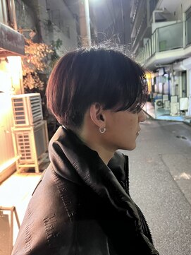 オムファミーユラグ(homme, famille raugh) ヴァイオレットブラウン