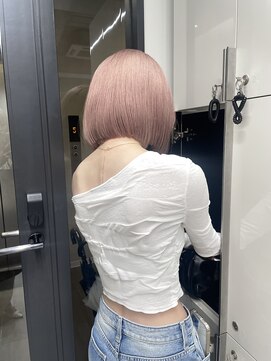 ソル 栄矢場町(SOL) ミルクティーピンク/ミルクティーベージュ/ボブ/名古屋美容院