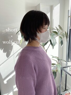 ヘアーアイスカルテット(HAIR ICI QUARTET) 20代30代大人可愛い★小顔ボブ丸みショートウルフカット