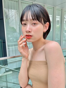 サンド 名古屋(sand) ボブ/レイヤーカット/髪質改善/ウェットヘア/オリーブベージュ