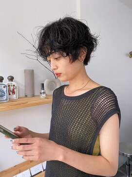 ディッシィ 立川(D'ICI) fumi~ショートパーマスタイル