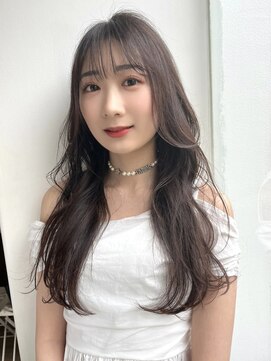 キートスバイガーランド (Kiitos by Garland) 小顔ロングレイヤーカットゆるウェーブヘアくびれヘア韓国ヘア