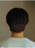 韓国風センターパートスタイル