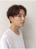 ツーブロックマッシュ無造作パーマ