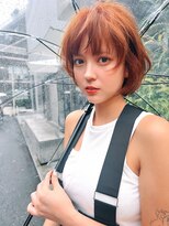 エイミー(Aimee)&nbsp;Aimee町田　マッシュショート×オレンジブラウン