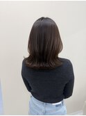 レイヤーカット×ブラウンカラー