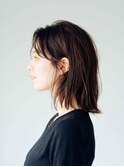 外ハネミディアム【髪質改善/ヘッドスパ/白髪染め/いわき】