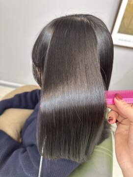 ヘアーアンドビューティーザ エフ(Hair Beauty the F) ＊艶髪_髪質改善カラー_ブルーブラック_173