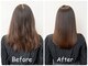 ルームヘア 代々木上原店(Room hair)の写真/《話題の酸性ストレート"プレミアムストレート"》ダメージを最小限に、指通りなめらかで柔らかい髪質を実現