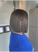 【EIGHT 豊崎】お客様スタイル_ボブ×グレー