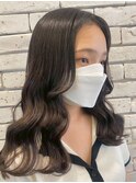 韓国風/顔周りレイヤー/ロング/20代