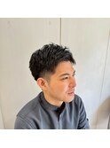 メンズビジネスショートスタイル清潔感爽やか