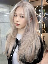 ラキング ギンザ トウキョウ(LAKING GINZA)&nbsp;くびれヘア/アプリコットオレンジ/夏/ハイライトカラー[銀座駅]