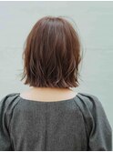 切りっぱなしボブスタイル【いわき】