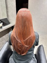 エースヘアー(A.hair)&nbsp;オレンジベージュ/レイヤーカット/髪質改善トリートメント