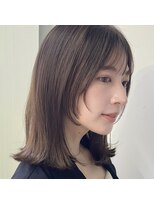 ガーデン 銀座(GARDEN)&nbsp;顔周りレイヤー/小顔/ココアベージュ/ミディアム/２０代３０代