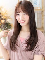 カバーヘア ブリス 大宮西口(COVER HAIR bliss) 艶カラーミルクティーピンクエアストレートc7大宮20代30代40代