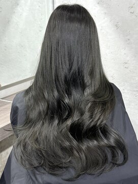 ライズ ネックス ザ サロン 渋谷(LIZE nex the salon) オリーブグレージュ［#渋谷駅 #韓国 #髪質改善］