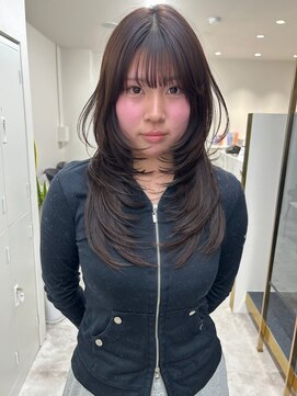 エトワール(ETOILE) ハッシュカット/レイヤーカット/ブラウンベージュ