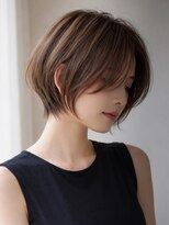 キビト(kibito)&nbsp;ローズベージュ×ショートボブシャギーカット