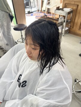 ハレトケ(HALEtoKE) くせ毛 ショート かりあげ