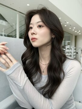 ミンクス渋谷スマートサロン(MINX shibuya smart salon) 【大人ナチュラル韓国風くびれヘア】