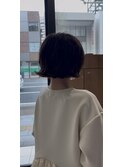 外ハネボブパーマ