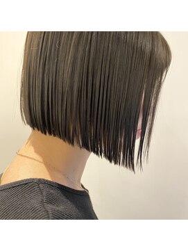 ユアーズヘアー センター南店(youres hair) 切りっぱなしボブ
