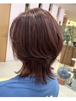ドゥ スタイル 三国ヶ丘店(Duex Style)&nbsp;【白髪暈し】大人映えローズカラー×艶やかな仕上がり、髪質改善
