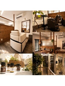 ヘアリラクゼーション ラミー(Hair Relaxation Ramie)の写真/半個室でくつろげる、トータルビューティーサロン。