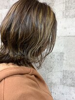 オンリエド ヘアデザイン(ONLIed Hair Design) 【ONLIed】外ハネボブ×ハイライト