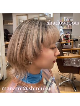 ワット 新宿店 【W-ワット-新宿店 担当Manami】シャドールーツ×マッシュウルフ