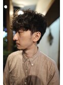 【e's中目黒美容室】メンズヘア柔らかい質感ニュアンスパーマ