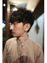 イーズ(e's)&nbsp;【e's中目黒美容室】メンズヘア柔らかい質感ニュアンスパーマ