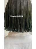 GLAY×GREEN×切りっぱなしボブ