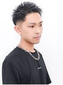 センターパートツイストスパイラル韓国マッシュサイドパートw8