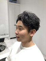 アンレッグ(AnReg)&nbsp;【アンレッグ】爽やかツーブロマッシュ×ニュアンスパーマ