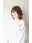 【Amfaire】ロングボブ　ピンク