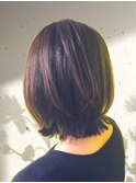 大人可愛い外ハネくびれボブ【Ruufus恵比寿渋谷】202204
